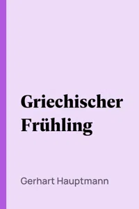 Griechischer Frühling_cover