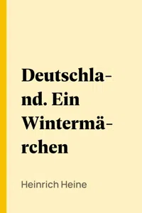 Deutschland. Ein Wintermärchen_cover