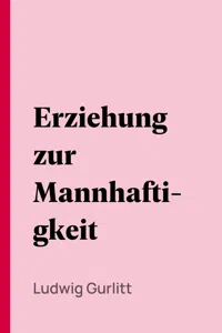 Erziehung zur Mannhaftigkeit_cover