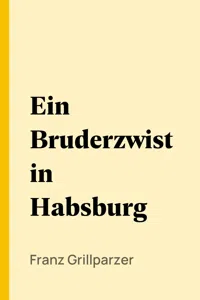 Ein Bruderzwist in Habsburg_cover
