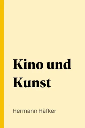 Kino und Kunst