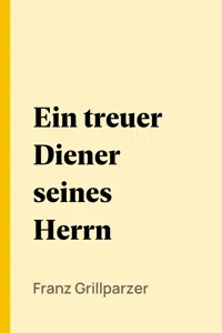 Ein treuer Diener seines Herrn_cover