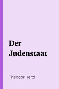 Der Judenstaat_cover