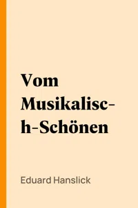 Vom Musikalisch-Schönen_cover