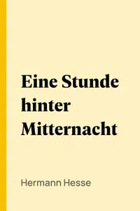 Eine Stunde hinter Mitternacht_cover