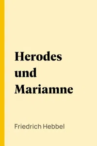 Herodes und Mariamne_cover