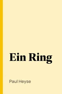 Ein Ring_cover