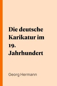 Die deutsche Karikatur im 19. Jahrhundert_cover