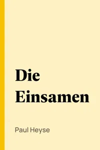 Die Einsamen_cover