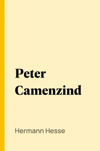 Peter Camenzind_cover