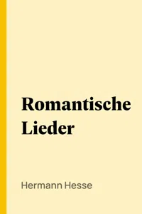 Romantische Lieder_cover