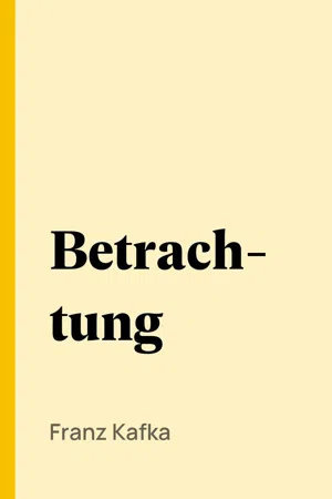 Betrachtung