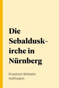 Die Sebalduskirche in Nürnberg_cover