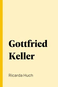 Gottfried Keller_cover