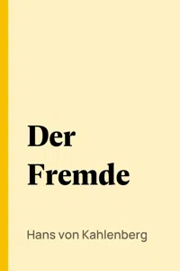 Der Fremde_cover