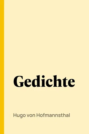 Gedichte