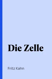 Die Zelle_cover