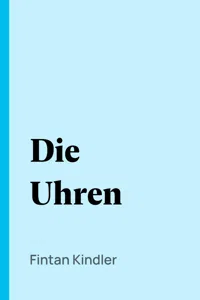 Die Uhren_cover