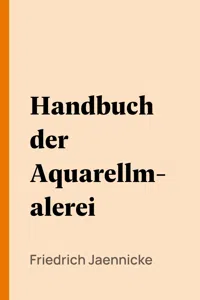 Handbuch der Aquarellmalerei_cover