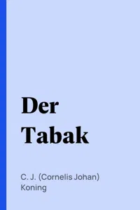 Der Tabak_cover