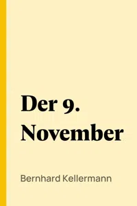 Der 9. November_cover