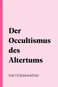 Der Occultismus des Altertums_cover