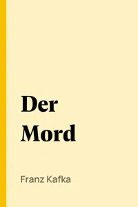 Der Mord_cover