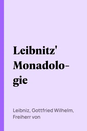 Leibnitz' Monadologie