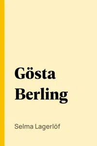 Gösta Berling_cover