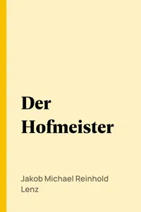 Der Hofmeister_cover