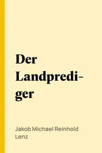 Der Landprediger_cover