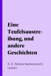 Eine Teufelsaustreibung, und andere Geschichten_cover