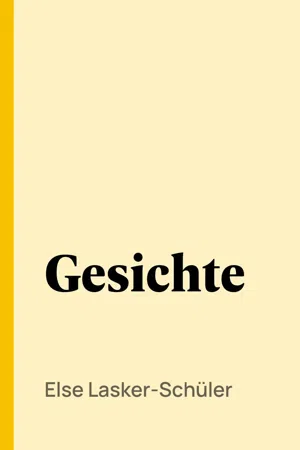 Gesichte