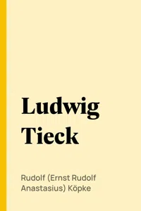 Ludwig Tieck_cover