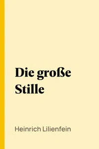 Die große Stille_cover