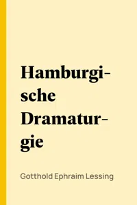 Hamburgische Dramaturgie_cover