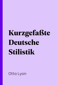 Kurzgefaßte Deutsche Stilistik_cover