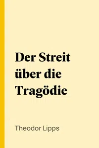 Der Streit über die Tragödie_cover