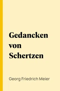 Gedancken von Schertzen_cover