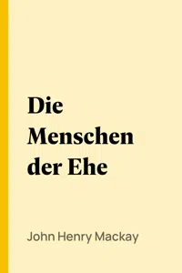 Die Menschen der Ehe_cover