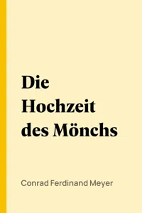 Die Hochzeit des Mönchs_cover