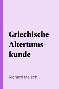 Griechische Altertumskunde_cover