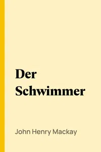 Der Schwimmer_cover