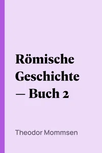 Römische Geschichte — Buch 2_cover