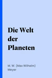 Die Welt der Planeten_cover