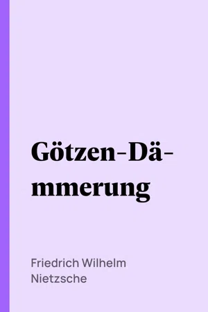 Götzen-Dämmerung