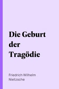 Die Geburt der Tragödie_cover