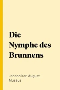 Die Nymphe des Brunnens_cover