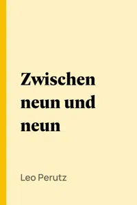 Zwischen neun und neun_cover