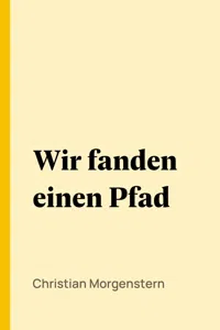 Wir fanden einen Pfad_cover